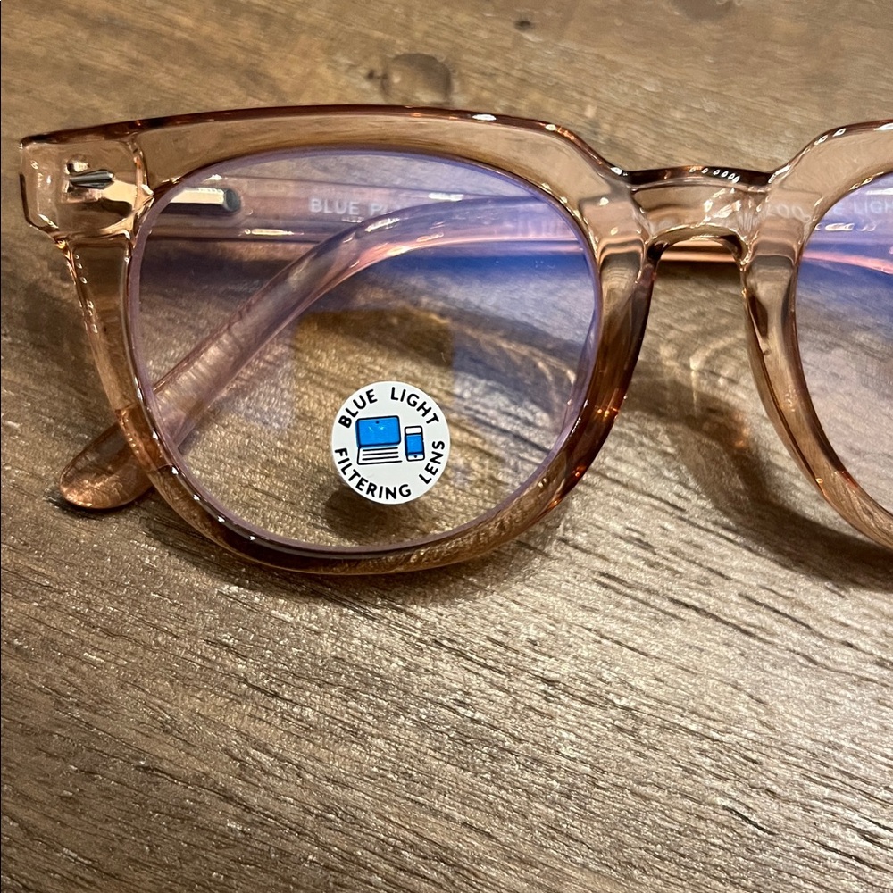 Blue Planet clear brown Glasses 2.00 - Picture 3 of 3